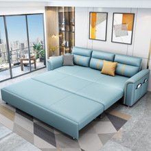 轻奢沙发床可折叠多功能两用客厅小户型可伸缩坐卧科技布储物双人