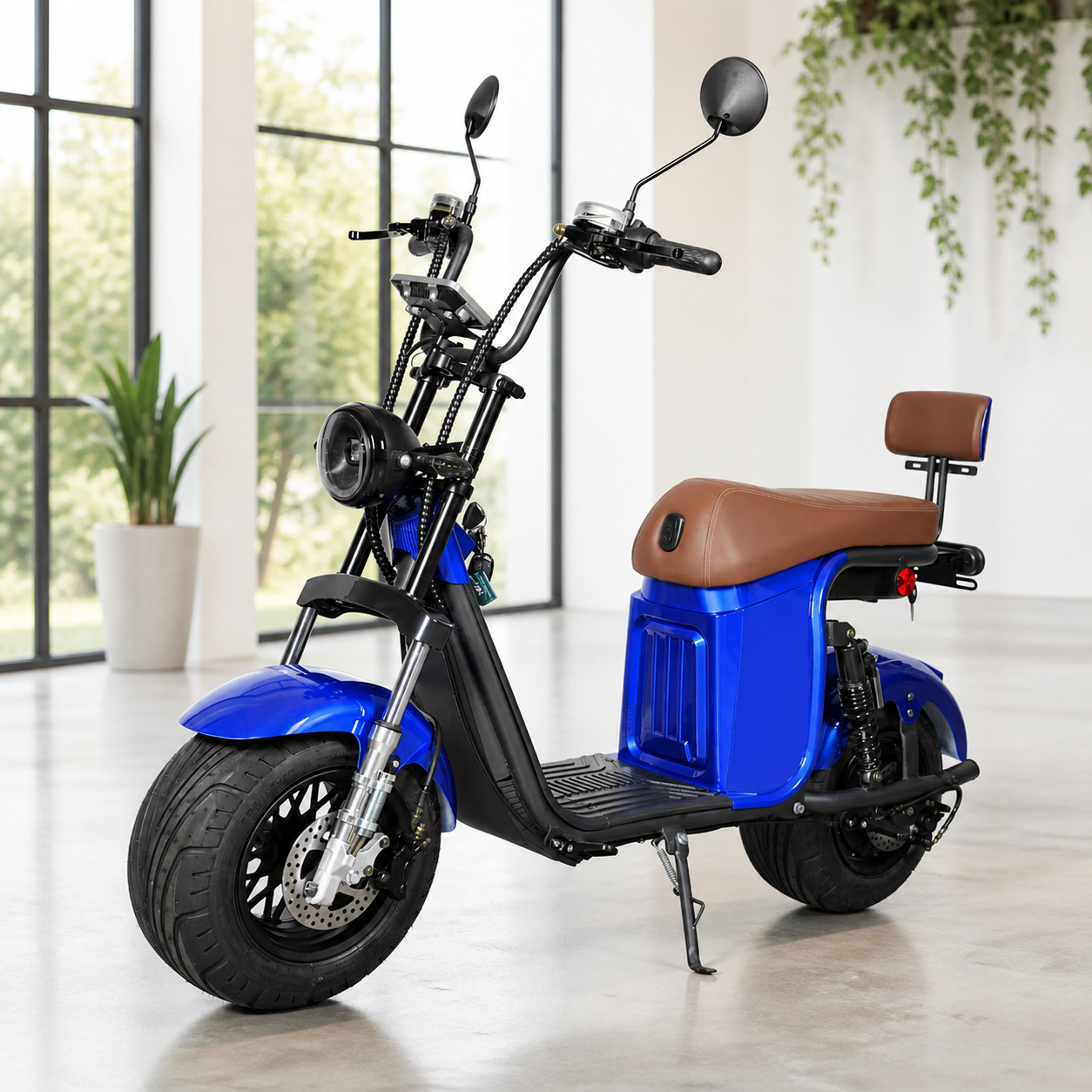Brazil Harley Citycoco large wheel wide tire electric vehicle adult electric bicycle electric motorcycle battery vehicle manufacturer
