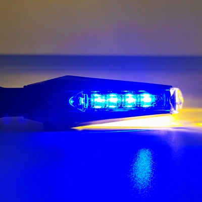 Dönmə işıqları Lights Suitable for Motorcycles and - 12v-blue-and-yellow-always-bright-pair
