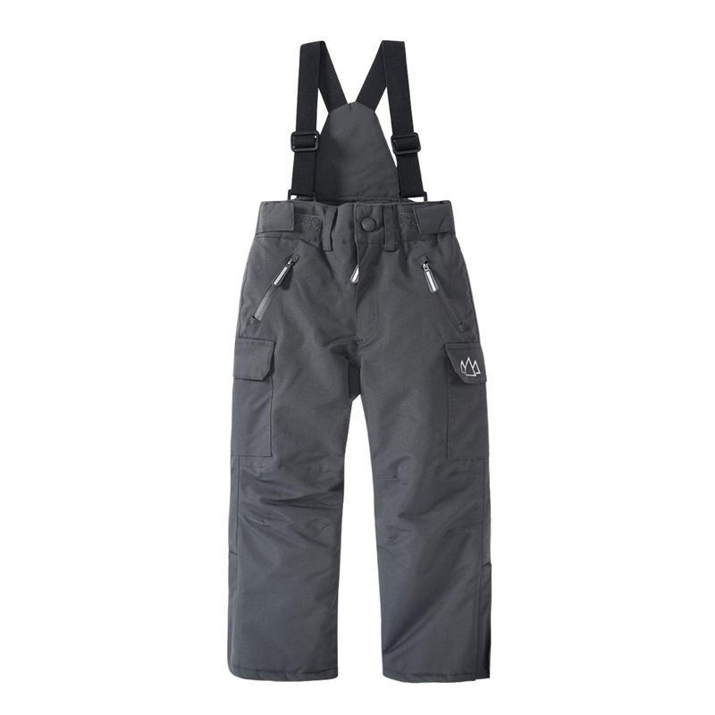2025 Kidsren's Ski Pants Outdoor Sports One-Piece Suspender Ski Suit Warm and Cotton Windproof and Waterproof Ski Equipment