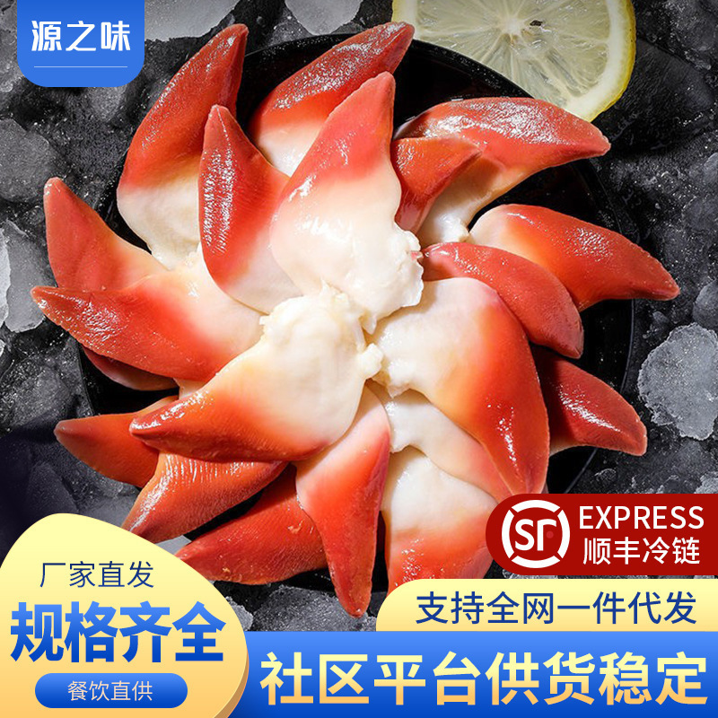 Canadian Fresh Scallop Slices, Fresh Japanese-Style Salmon Platter, Fresh Seafood for Commercial Wholesale