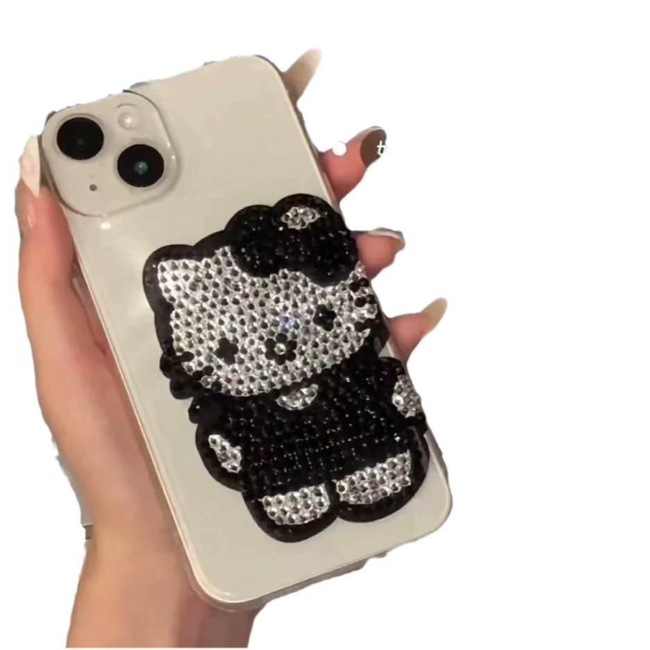 Чехол для телефона (KT) KT cat дизайн, опция набор для стразов DIY, совместим с iPhone 11–16