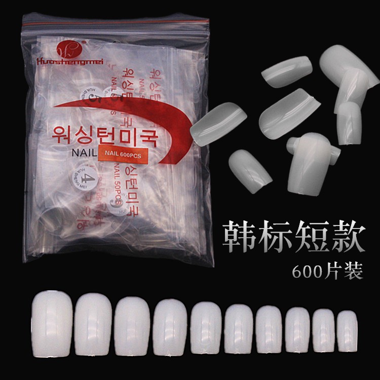 short fake nails for manicure