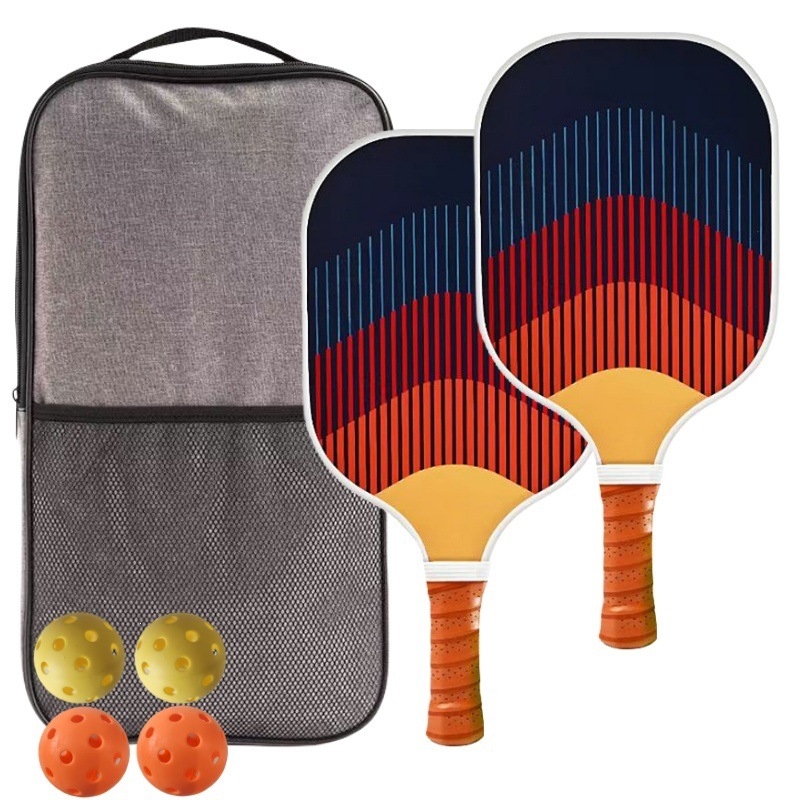 Exclusive for cross-border sales: Fiberglass pickleball paddle set for outdoor sports