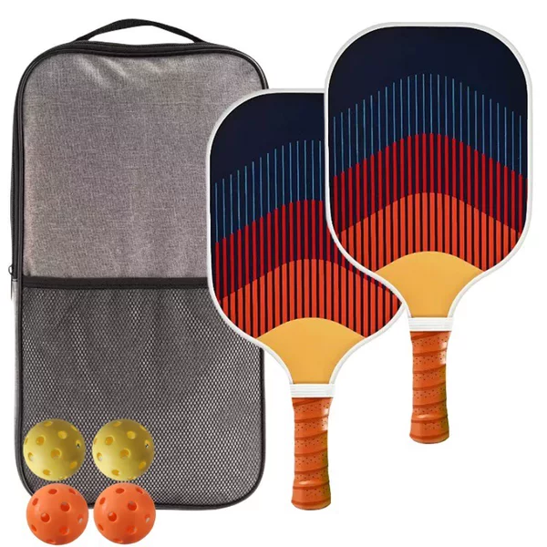 Exclusive for cross-border sales: Fiberglass pickleball paddle set for outdoor sports