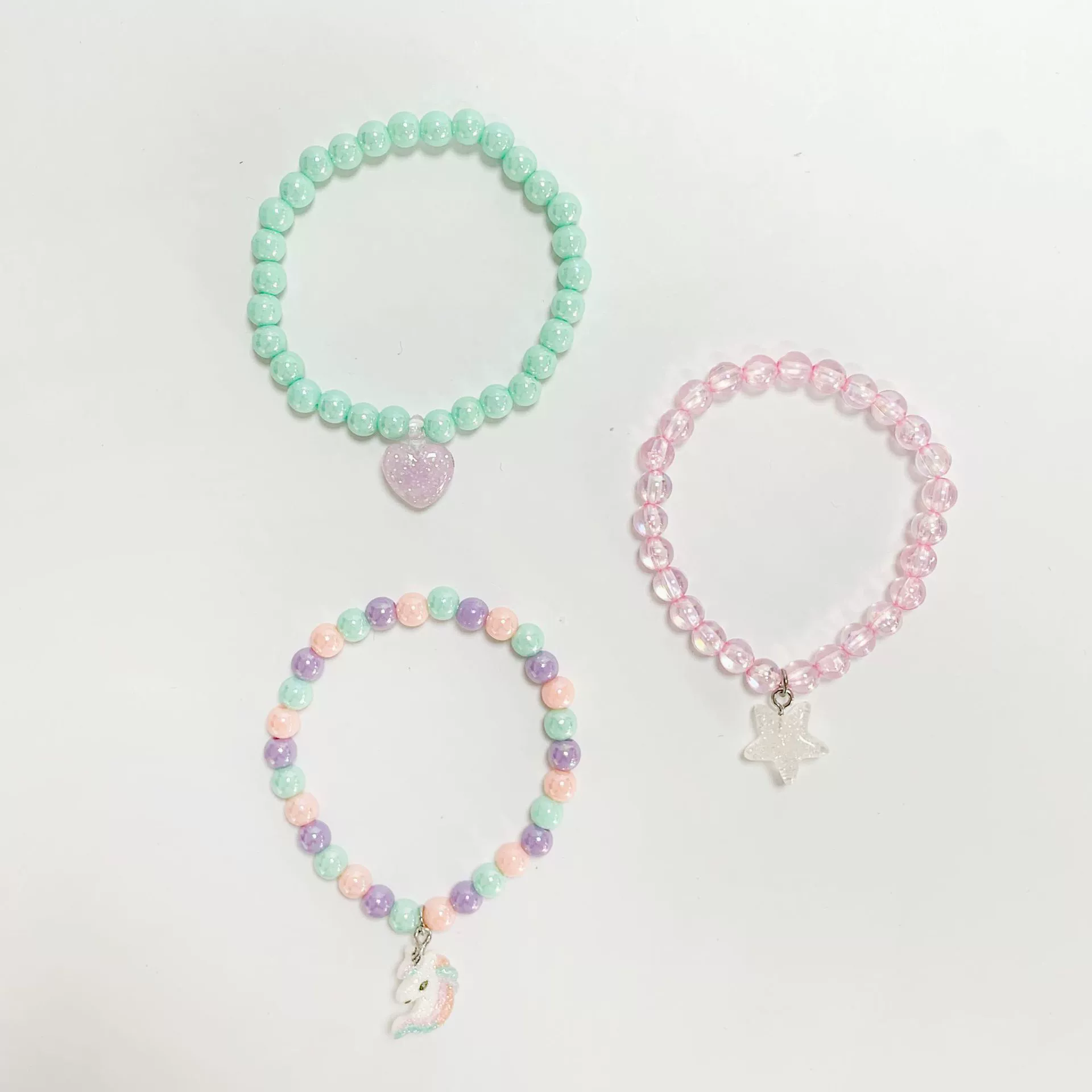 Детский набор с сердечком, аксессуар Handmade, бисер браслет, (跨境 Торговля), корейский стиль