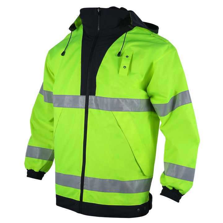 Factory Wholesale Oxford Cloth Waterproof Reflective Clothing Winter Cold Jacket Road Construction High Visibility Reflective Jacket
