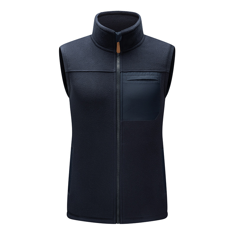 Yao chaleco de terciopelo para hombres y mujeres al aire libre chaleco de terciopelo cálido ocio chaleco de terciopelo cardigans chaqueta de moda image 13