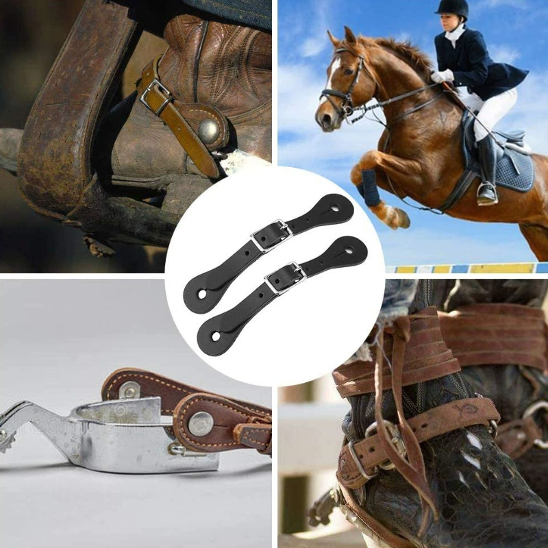 Наружное Конное рыцарское снаряжение Spurs пояс для верховой езды Leather Spurs кожаная полоса регулируемый пояс для верховой езды