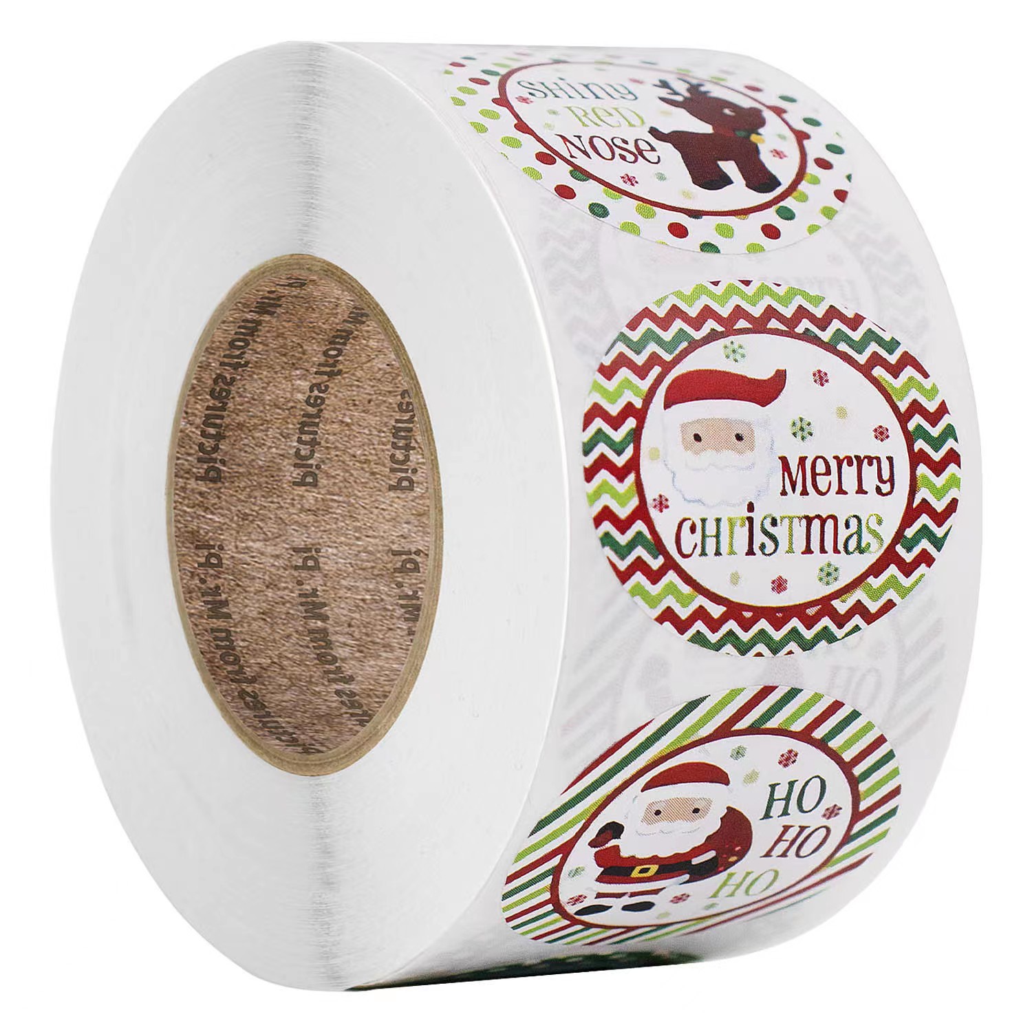 70g Weight Gift Stickers Event & Party Supplies Festival Occasion copper plate sticker Material Christmas Cute Santa Claus Letter Elk Copper Plate Sticker Festival Gift Stickers
