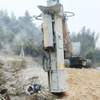 工程施工钻裂一体机 挖改劈裂钻孔破石机 大型岩石液压劈裂棒