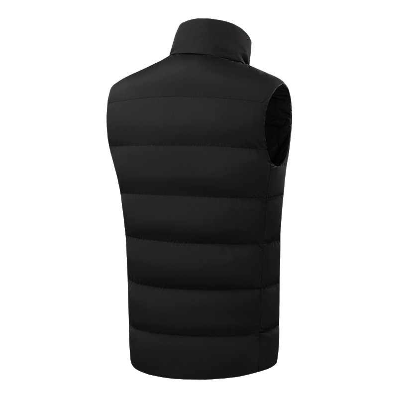 Men's Clothing vest four speed multi zone heating men's stand up collar electric heating cotton vest intelligent constant temperature heating warm_voghion.com