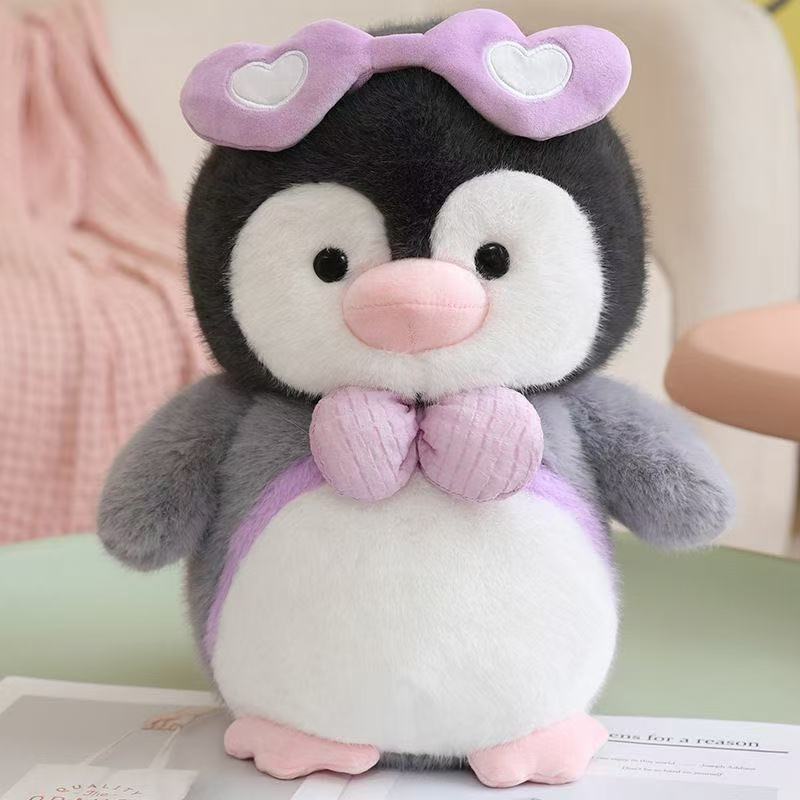 해피 펭귄 30cm / 30- 40cm 왼쪽 및 오른쪽 단일 가격 색상 무작위