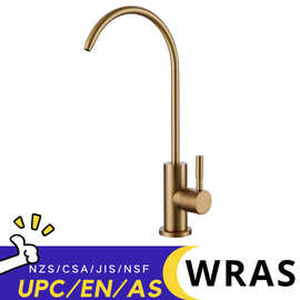 跨境外贸304不锈钢纯净水直饮净水器水龙头锆金PVD封油工艺工厂