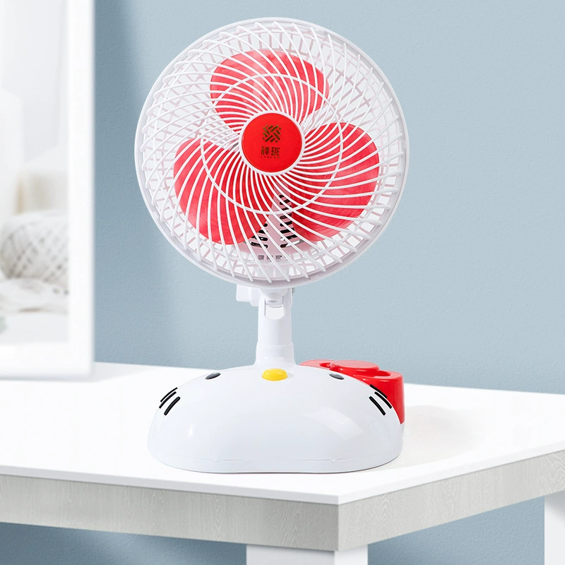 Cartoon table air fan for elementary school students for bed