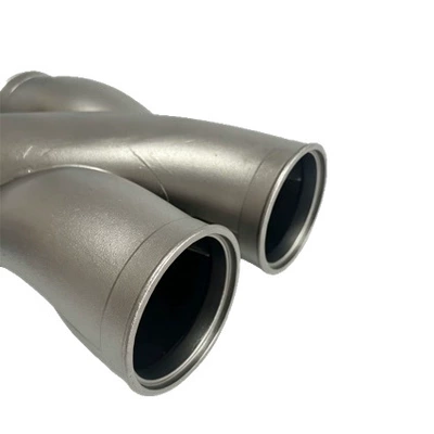 Cross Pipe Fittings, Engine assembly