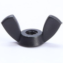 尼龙黑色蝶形螺母塑料元宝螺帽塑料蝴蝶型塑胶螺丝帽M3M4M5M6M8