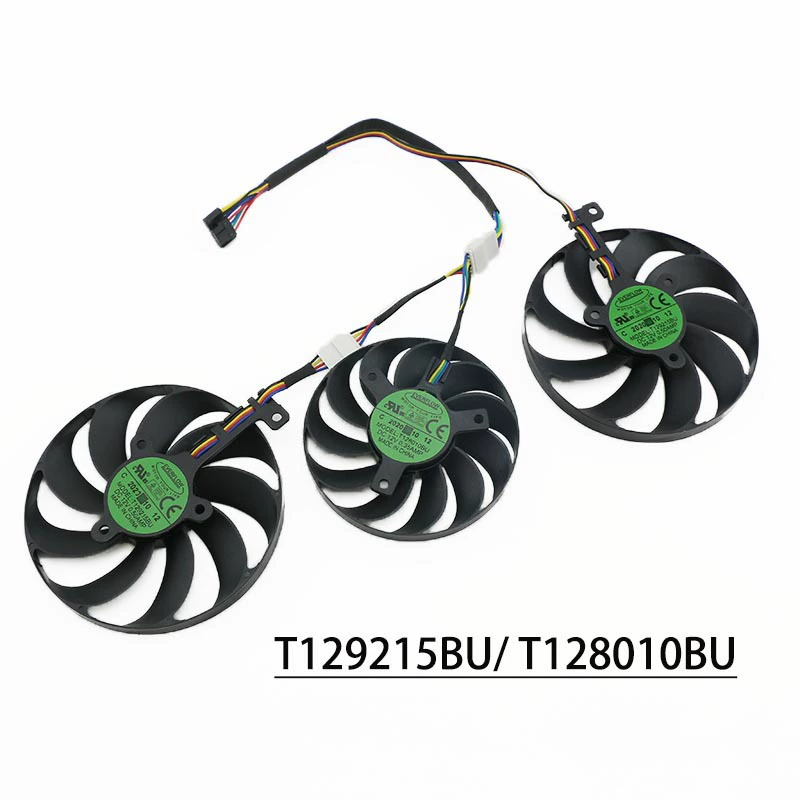 Подходит для ASUS RX 5600 / RX 5700 / RX 5700XT TUF, вентилятор охлаждения видеокарты T129