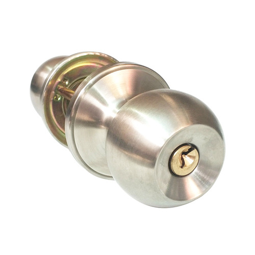 Factory direct sales 587 stainless steel ball lock indoor wooden door ball lock copper core key plastic steel door panel room door lock