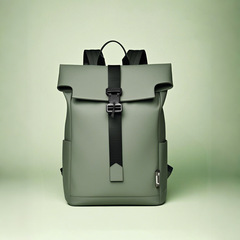 2025新款双肩包男士商务背包轻便通勤电脑包休闲防水大学生书包