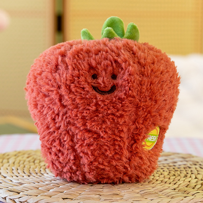 Simulación de frutas y verduras juguetes de peluche Durian muñecas lindas muñecas pequeñas agarrar al por mayor muñecas de boda