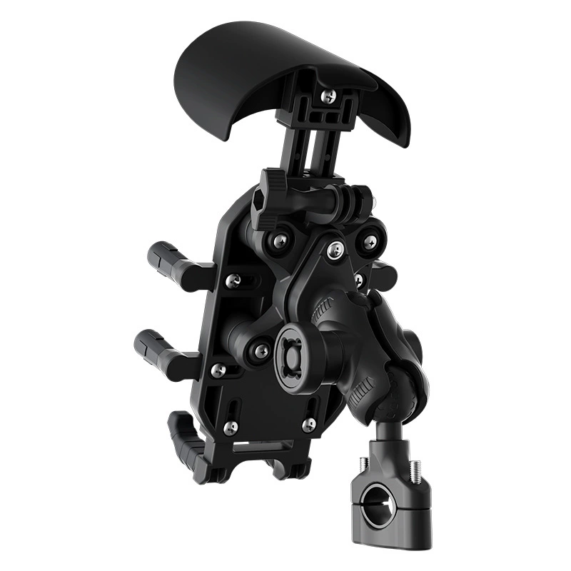 Shock-absorbing phone holder, bike, camera, tubing, steering wheel