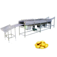 全自动香蕉片油炸生产线大型薯片油炸流水线自动翻面蛋酥油炸设备