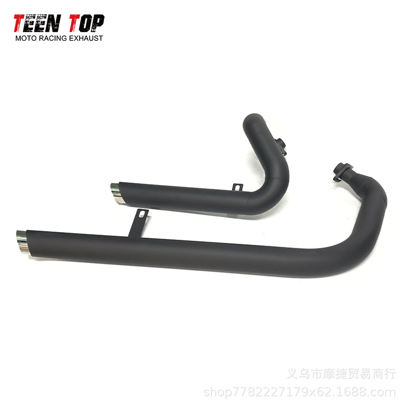 Suitable for Motorcycle Yamaha Modified Exhaust Pipe Xv250 Xv125 Muffler Retro Exhaust Pipe