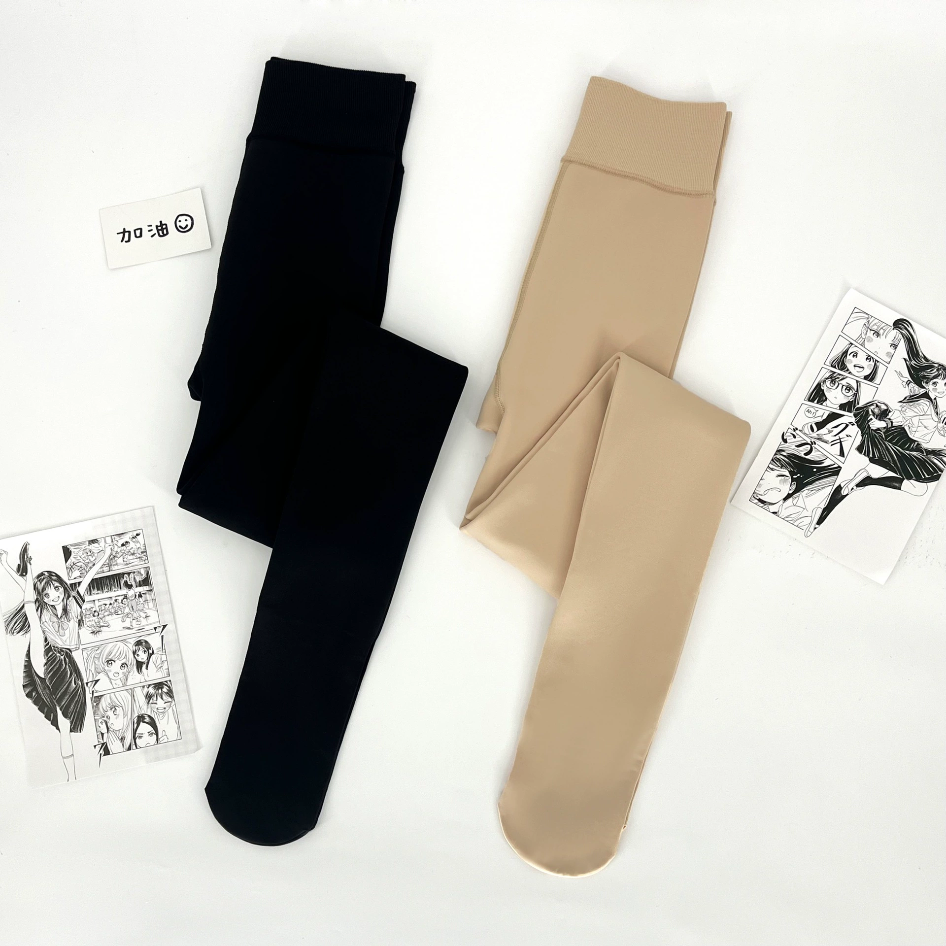 Легкая нога артефакт осенние и зимние телесные леггинсы плюс бархатные толстые носки