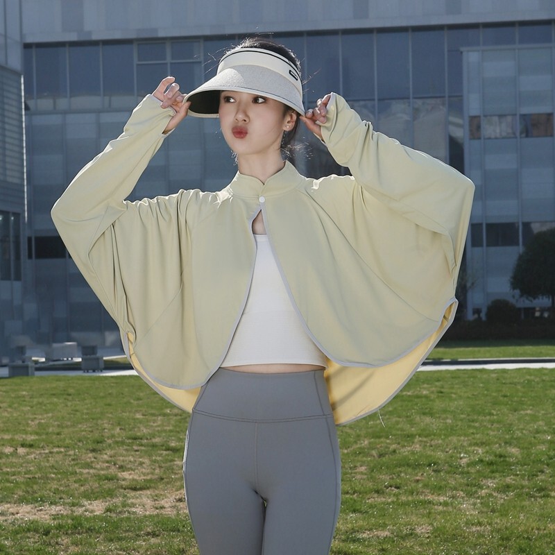 2026 New Style Sun Protection Clothing for Women, Summer Stand-Up Collar Cooling Air-Conditioning Shirt, Sun Protection Cape for Driving and Riding Electric Bikes, Large Shawl 2026 New Style Sun Protection Clothing for Women, Summer Stand-Up Collar Cooling Air-Conditioning Shirt, Sun Protection Cape for Driving and Riding Electric Bikes, Large Shawl