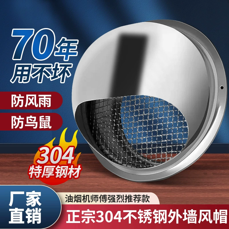 Ветряная крышка из нержавеющей стали наружные вентиляционные отверстия