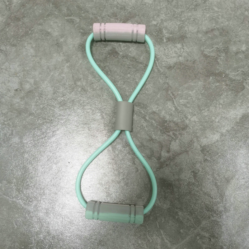 Dispositivo de tensión de ocho caracteres dispositivo de tensión de pedal espalda belleza pecho expansor Pilates yoga TPE fuente fábrica 8-dispositivo de tensión de caracteres