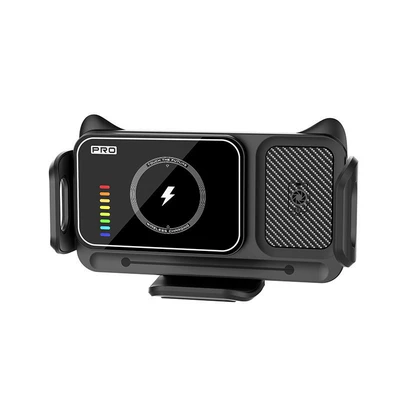 2026 New Model Air Vent Car phone holder - q-199999999999-off-foldable-screen-stand-15w-wireless-charging-mechanical-opening-and-closing-sequential-ambient-lighting