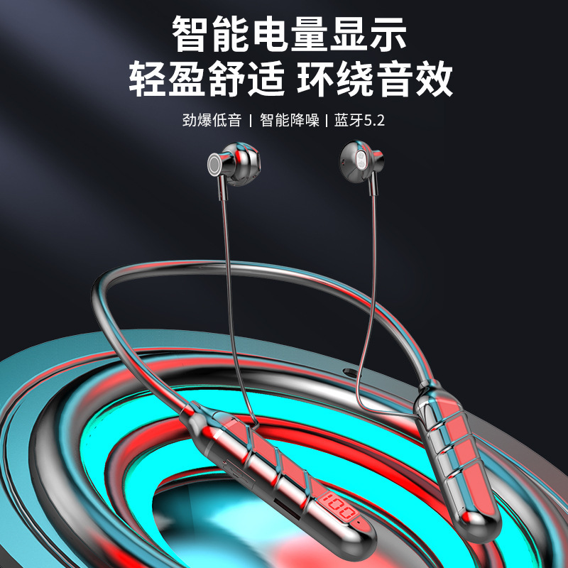 力拓bt22によると、大電力の両耳が長く持続しているbluetoothワイヤレスネックの首掛け式スポーツ音楽ヘッドホンメーカー|undefined