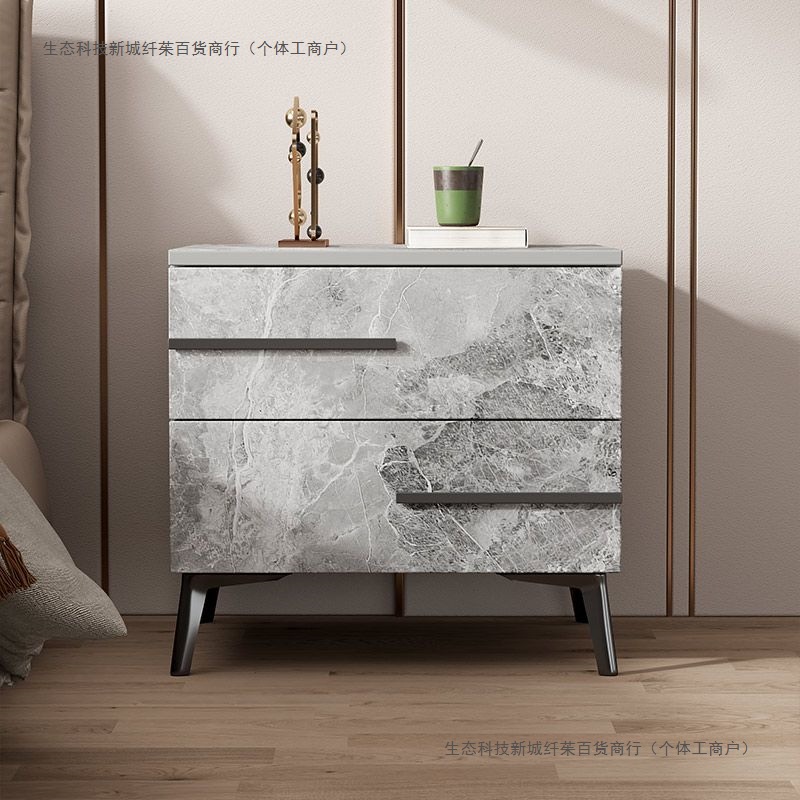 Nuevo gabinete de cabecera multicapa simple pequeño gabinete de dormitorio red armario de cajón tipo caja de almacenamiento de cabecera