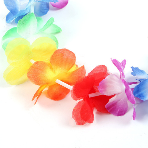 Garland four-piece set children's colorful adult Hawaiian suit party wedding supplies pick-up game props