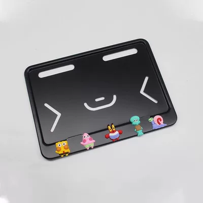 Carbon Fiber Pattern, New Traffic: Electric vehicle license plate frame