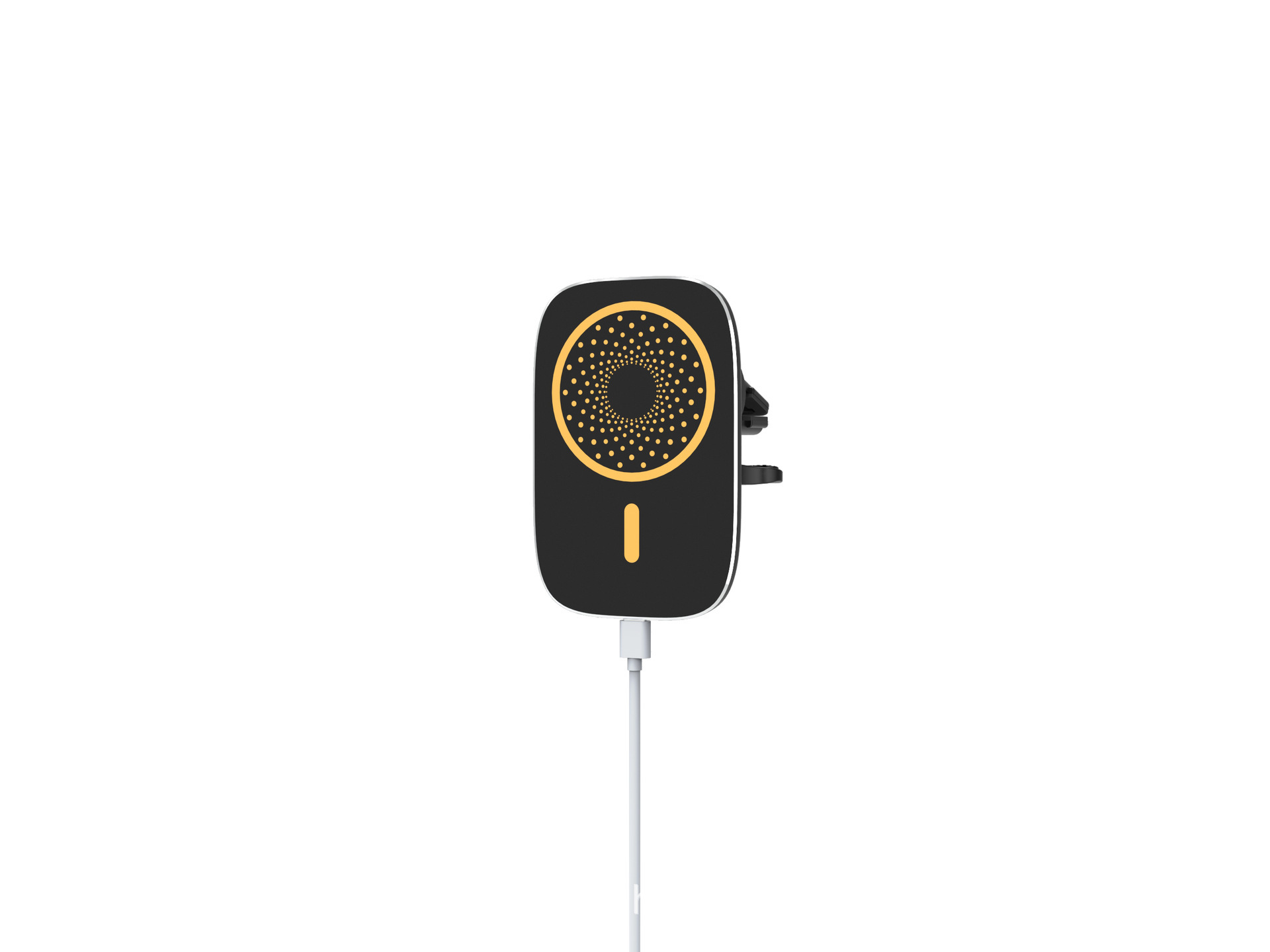 New D26 Wireless Stand 15W Fast Charging Magnetic Car Suitable for Apple Phone_voghion.com