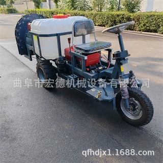 乘坐式果树打药机 小型果园喷药机 汽油风送式喷雾机