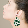 Long earrings, European style, suitable for import