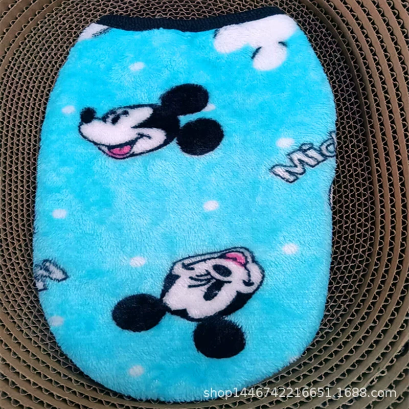 Новый бархатный жилет для собак, одежда для домашних животных, осенне-зимняя рубашка с рисунком Тедди, померанский шпиц, бишон, одежда для собак, теплые принадлежности