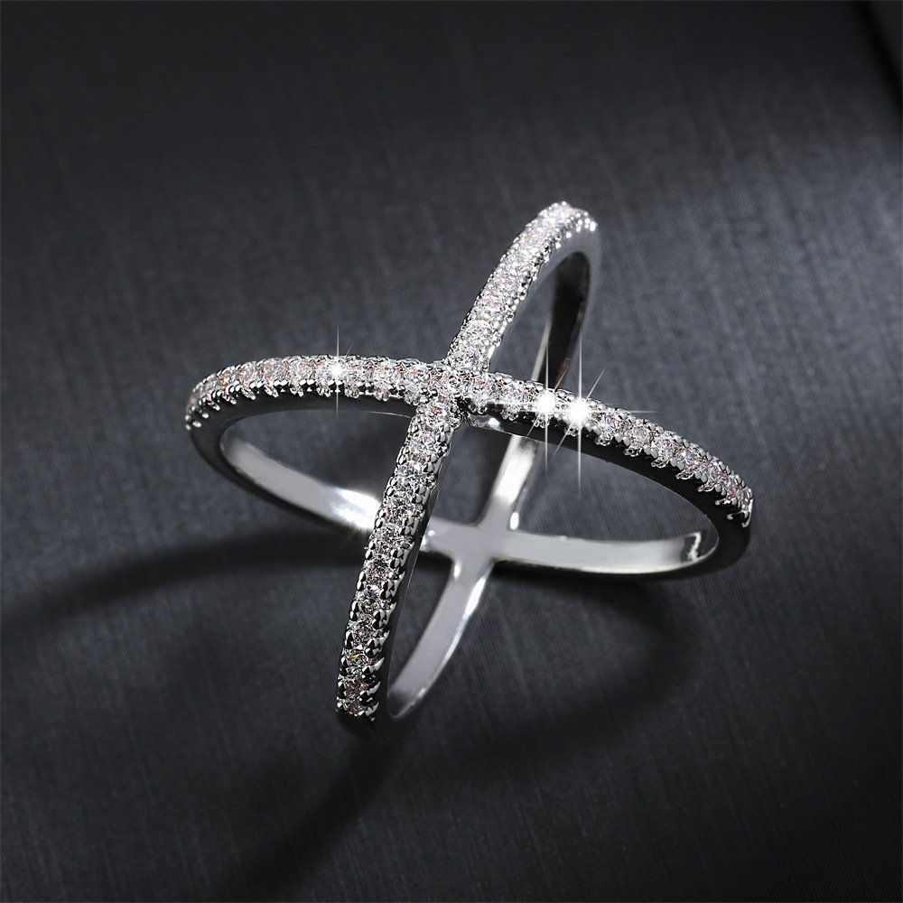 Minimalist Stackable Ring Set With Cubic Zirconia For Women_voghion.com