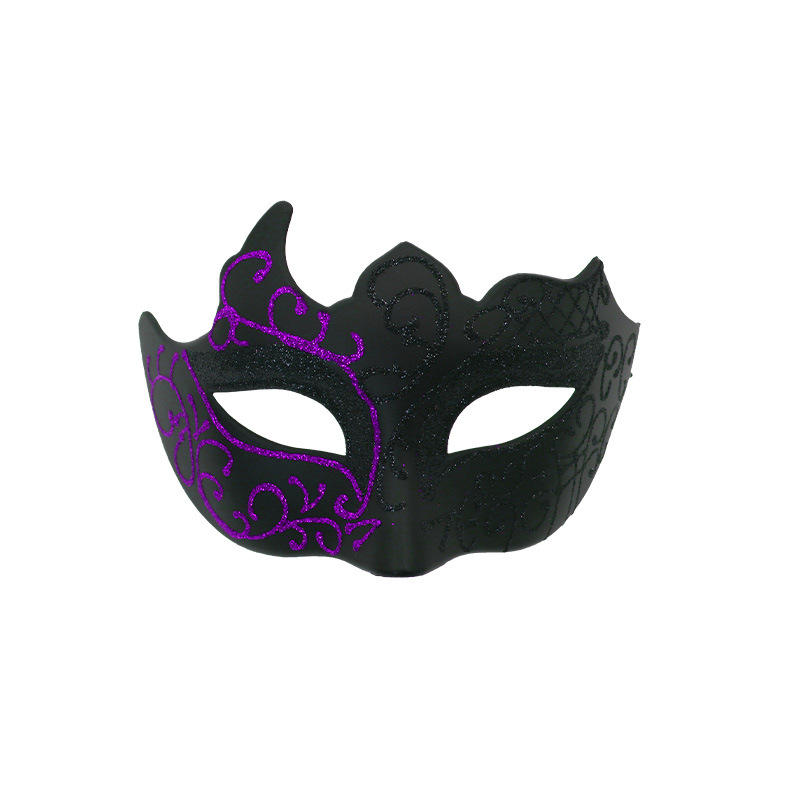 Tronos transfronterizos Amazon venta caliente máscara de fiesta de disfraces traje de moda pintura de media cara máscara de fiesta de carnaval