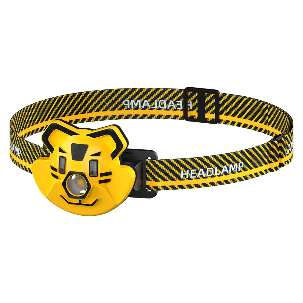 Nuevo Comercio exterior transfronterizo linterna de inducción al aire libre fuerte luz recargable iluminación linterna noche cueva exploración luz LED