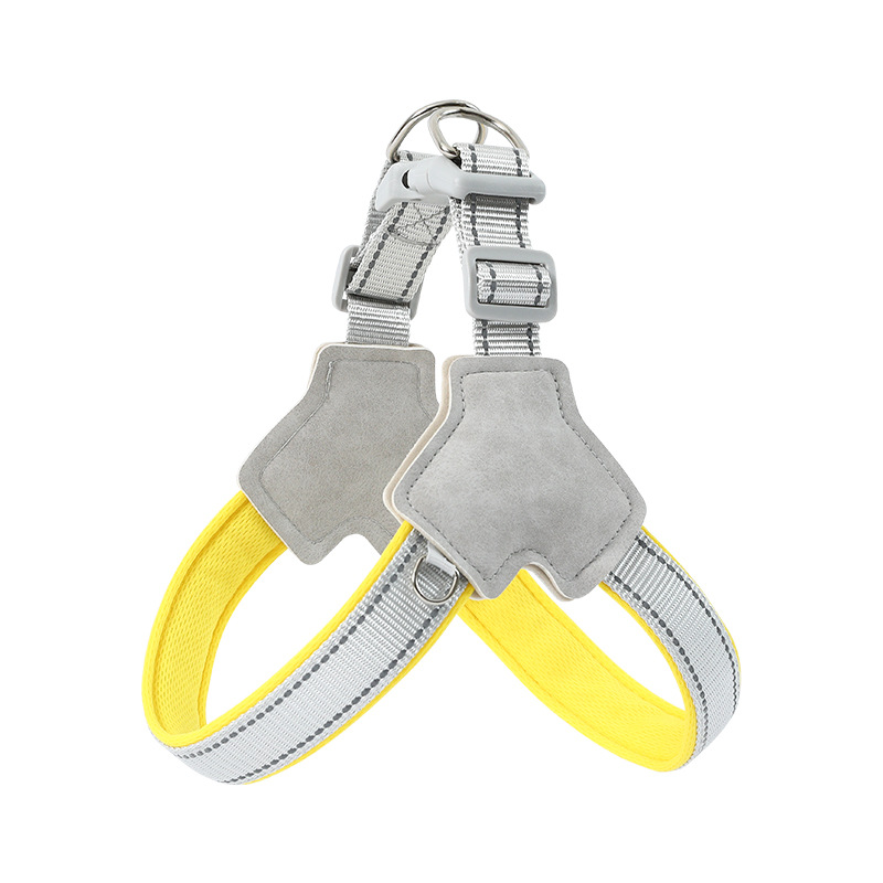 Nueva correa para el pecho para perros, malla transpirable, correa para mascotas, silla de montar, cuerda para perros, suministros para mascotas al por mayor