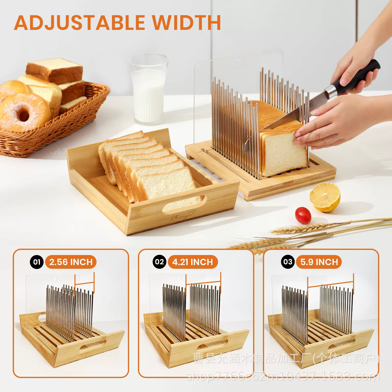 Изготовитель хлеба из цельного дерева из нержавеющей стали тост тост вспомогательное средство для выпечки на кухне