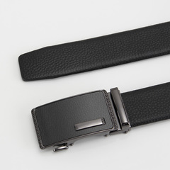 Duli Road Men's Genuine Cowhide Belt, Automatic Buckle, Business & Casual Top-Grade Leather Men's Waistband—Wholesale