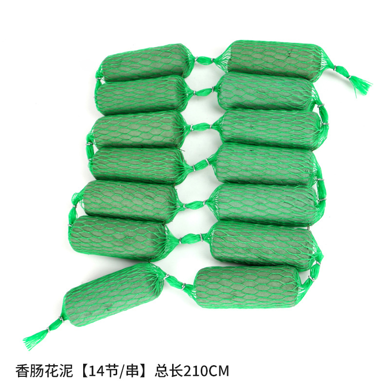 Barro de flores al por mayor tienda de flores material de arreglo de flores arco de boda colgando salchicha de forma especial caja completa de barro de flores frescas