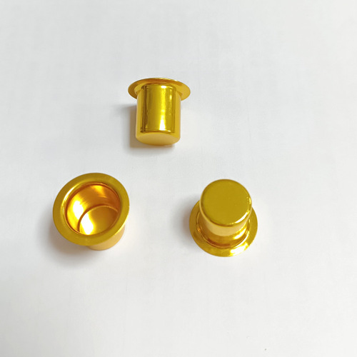 Manufacturer wholesale metal candlestick crafts simple dining table candlelight ornaments green gold candle base aluminum cup utensils