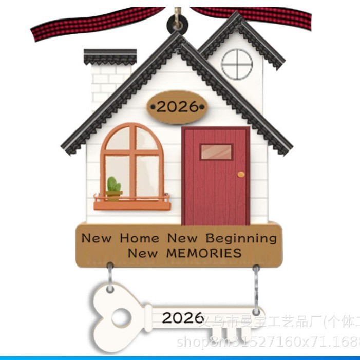 2025圣诞节挂件爆款家居装饰用品创意圣诞球道具礼品木质工艺品|undefined